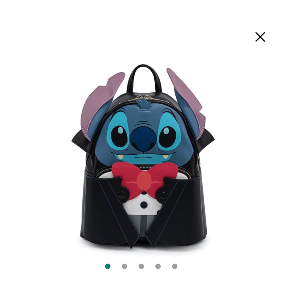 NWT Loungefly Vampire Stitch Mini Backpack